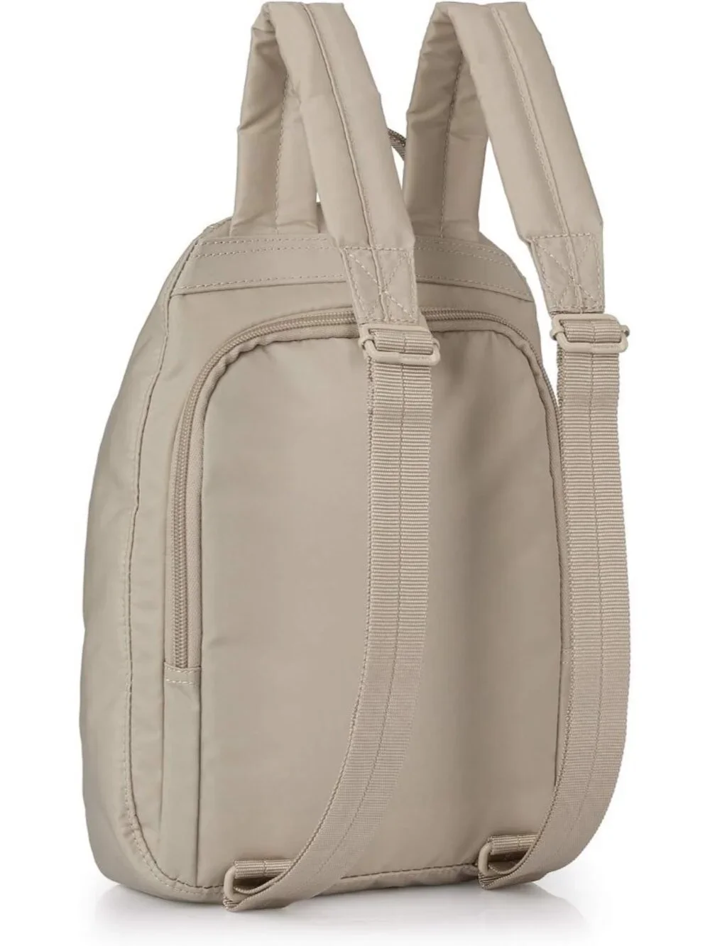 Vogue Small Cashmere Beige Backpack with RFID & Anti-Theft Design